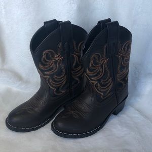 Kids Smoky Mountain Cowboy Boots - size 9
